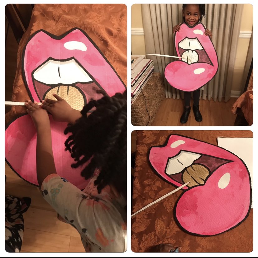 TyraPowers14's tweet image. I was making cutouts in 2017. With cardboard tho.  😏 #paintme