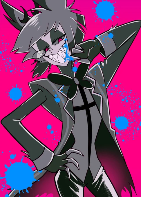 ならばお望み通りに#HazbinHotelFanart #HazbinHotelAlastor 