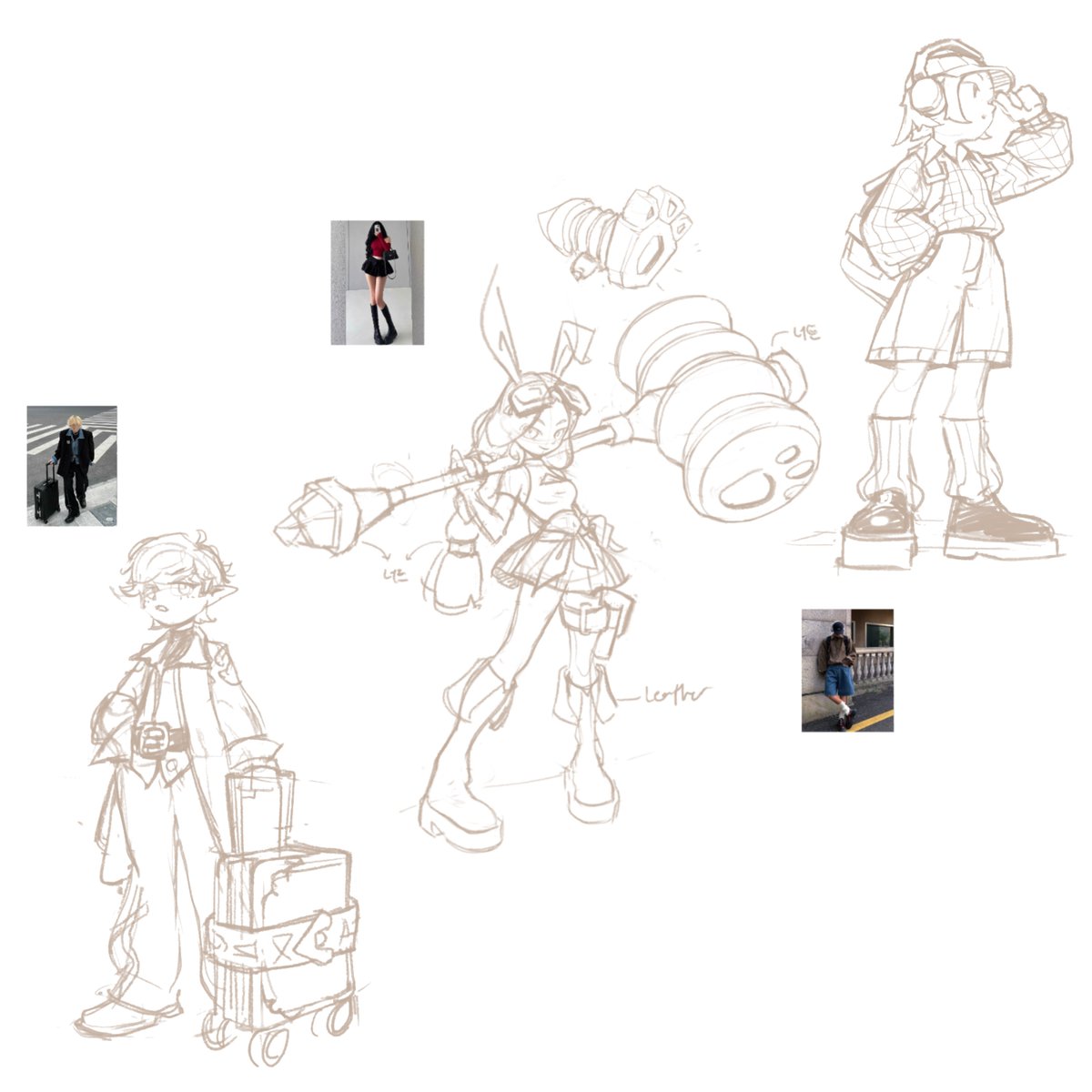harimusan's tweet photo. 🐰 + ⚒️  
#characterdesign #bunnygirl #Pixelart #digitalart https://t.co/A4CokxZYoB