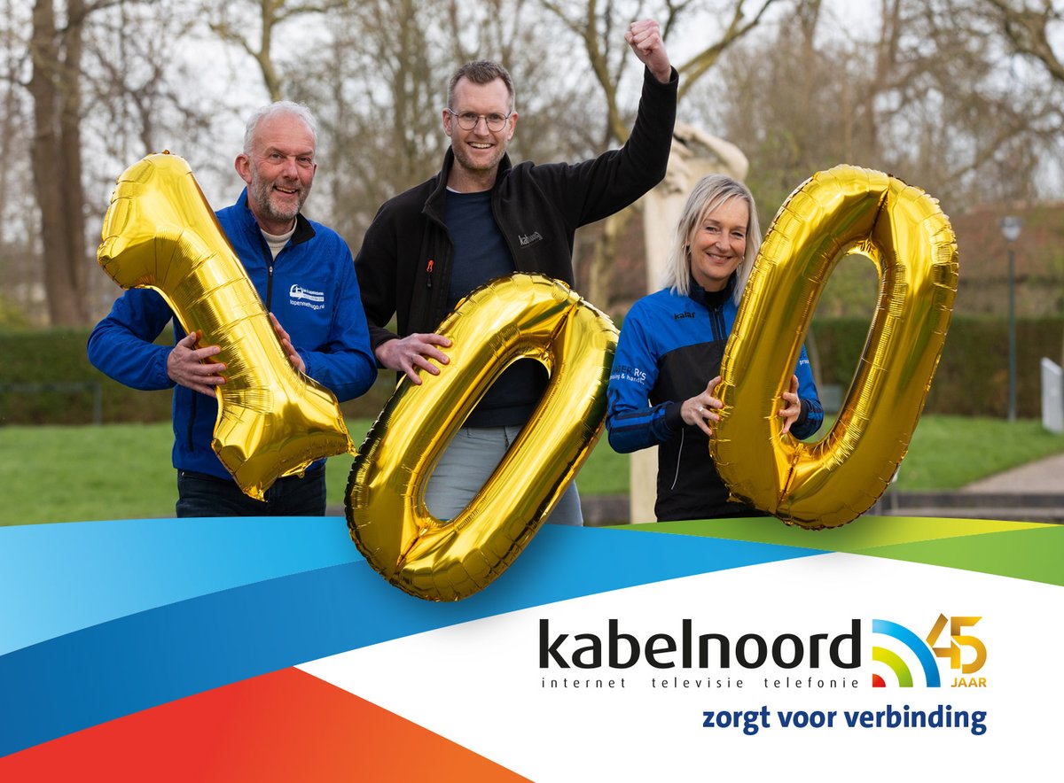 🏃‍♀️𝗔𝗹 𝟭𝟬𝟬 𝗶𝗻𝘀𝗰𝗵𝗿𝗶𝗷𝘃𝗶𝗻𝗴𝗲𝗻 𝘃𝗼𝗼𝗿 𝗱𝗲 𝗞𝗮𝗯𝗲𝗹𝗻𝗼𝗼𝗿𝗱 𝗞𝗶𝗱𝘀𝗿𝘂𝗻 🏅 Het hardloopevenement vindt plaats op zaterdag 20 april a.s. in Dokkum. Inschrijven voor de Kabelnoord Kidsrun kan nog: bit.ly/3IToBlR
#kidsrun #basisscholen #Friesland