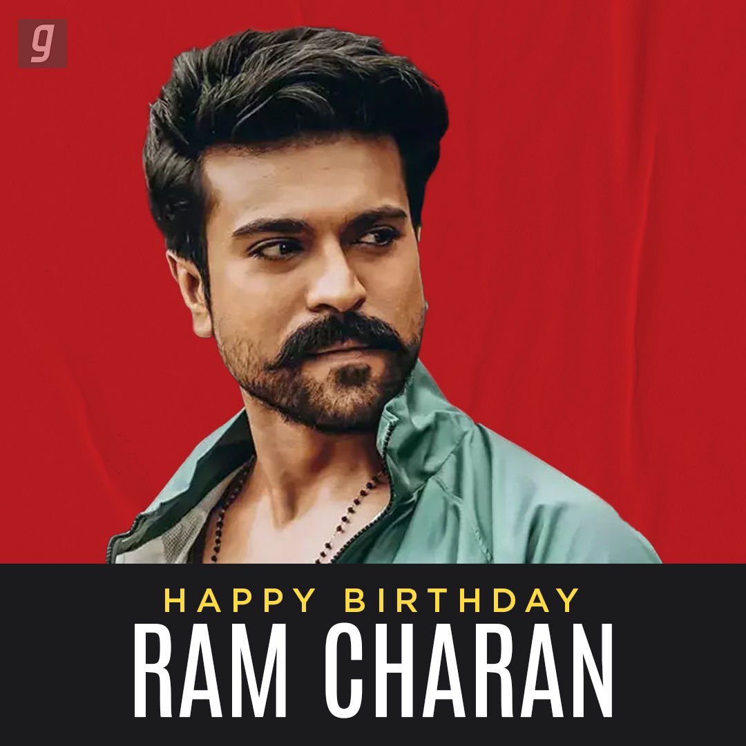 Happy Birthday to the mega star Ramcharan! @TeamCharanERA gaana.com/playlist/gaana… Wishes = 💛 #gaana #RamCharan