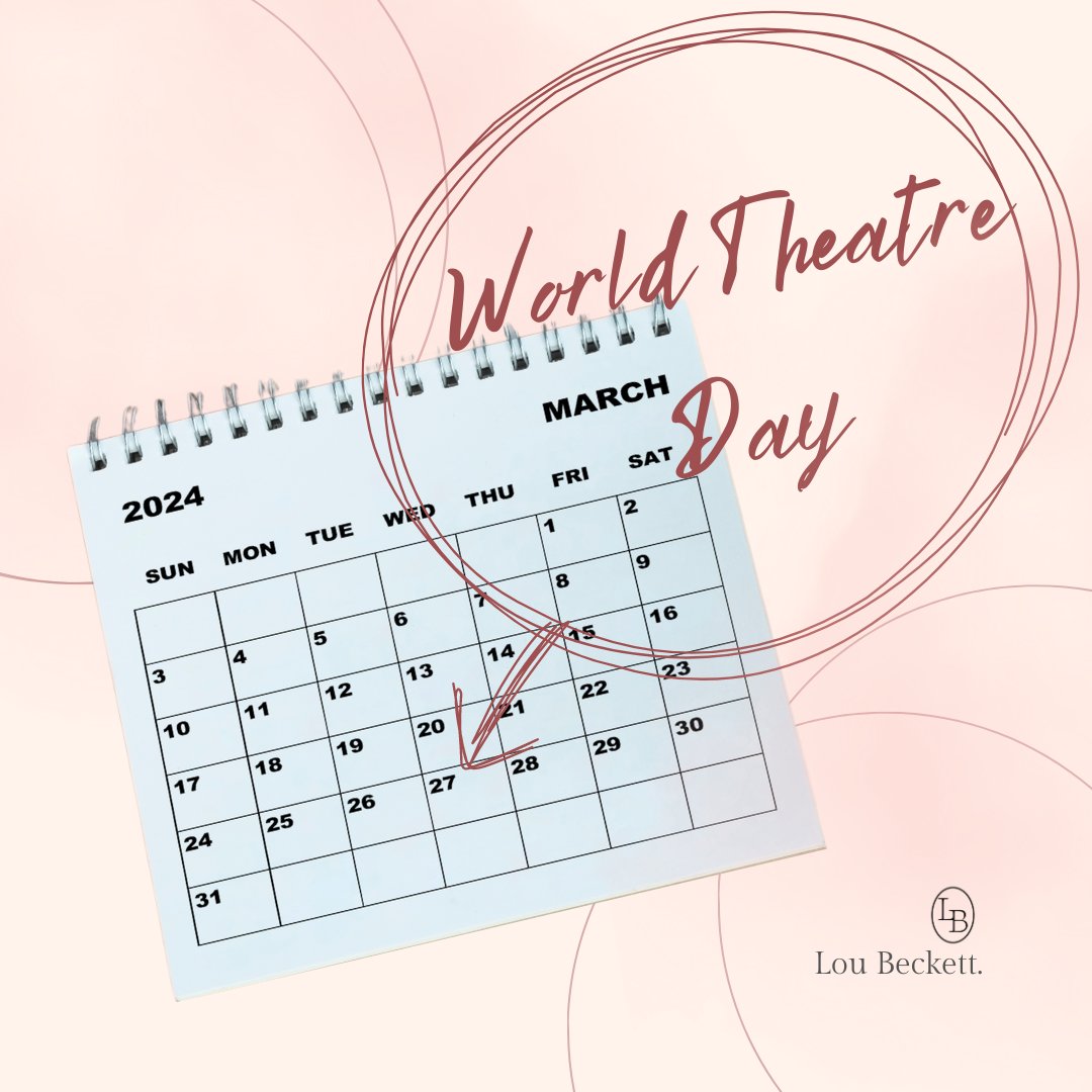 loubeckett4's tweet image. Today's World Theatre Day. Started in 1961 by the International Theatre Institute ITI, its celebrated annually on March 27th. Learn more and find out what’s happening here world-theatre-day.org/worldtheatreda… #WorldTheatreDay #worldtheatreday2024 #originalscript #femaleplaywright #LouBeckett