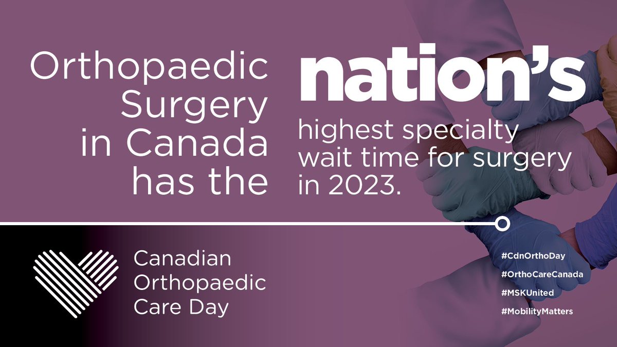 CHEOOrthopedics's tweet photo. Waiting for surgery can be stressful and frustrating for families (and us!).
Today, on Orthopaedic Care Day, we join the movement to advocate for better care for our children and youth. @CHEO #cdnorthoday #orthocarecanada #mskunited https://t.co/T3WmUGVXpZ