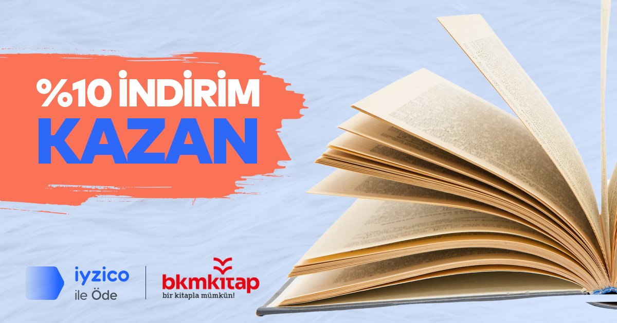 BKM Kitap, eğlence ve kültür ürünleriyle sevenlerine benzersiz deneyimler yaşayacakları bir keşif dünyası sunuyor. Sen de BKM Kitap’tan yapacağın alışverişini iyzico ile Öde, %10 indirim kazan.💙 iyzico ile alışveriş kolay iş! iyzico.com/kendim-icin/bk…