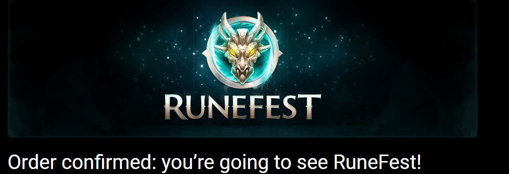 See you at Runefest 😎