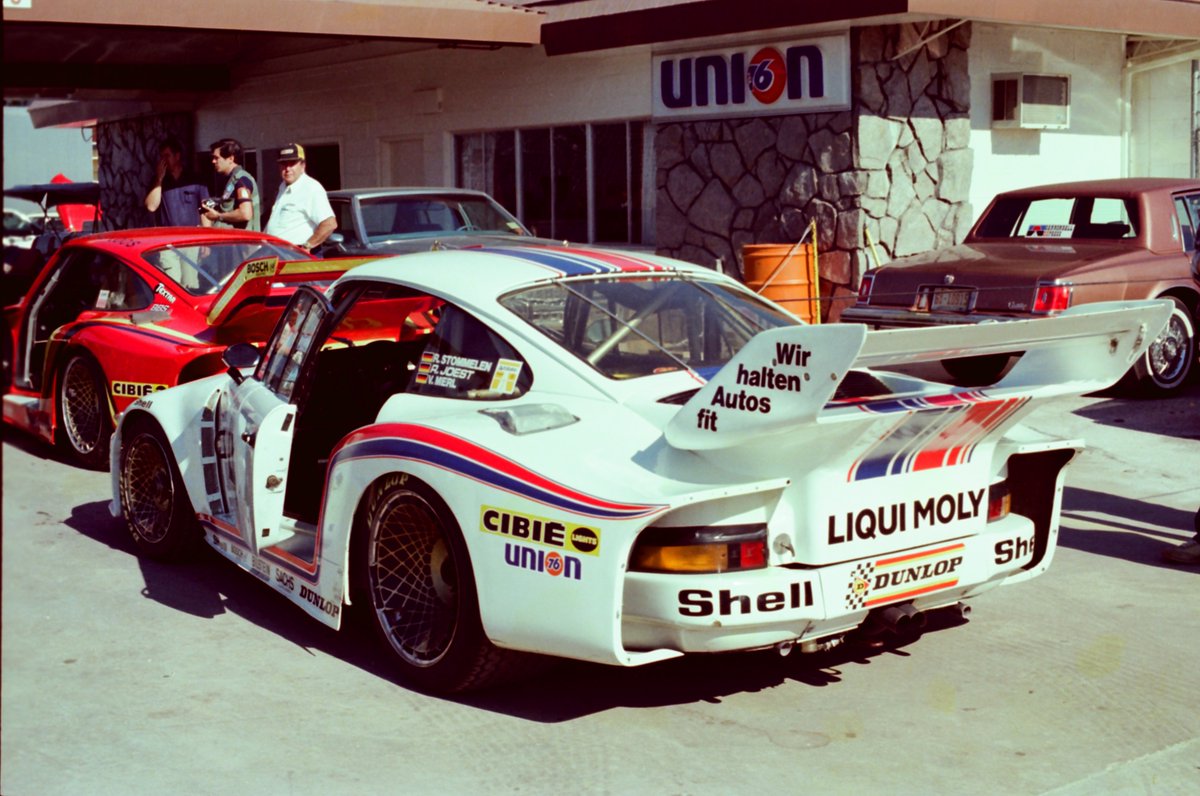 It could be a 'Wing Wednesday', so let's go back in Time to Daytona and look at Wings on Porsches 935's. From 'when they were new'....