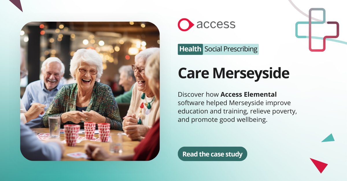In the last years @CareMerseyside has faced some challenges: - scaling social prescribing programme - make it more sustainable for the future Discover how #Merseyside managed to overcome these challenges with @AccessElemental #SocialPrescribing software: ow.ly/2KlE50R335a