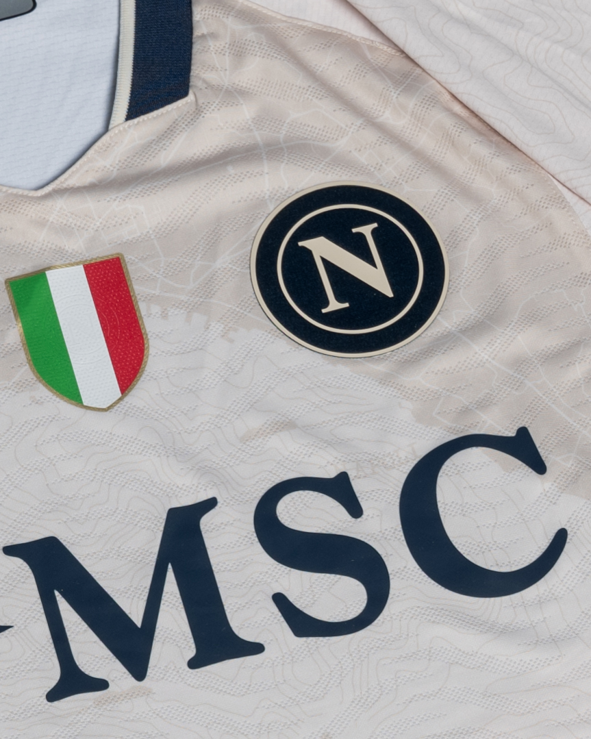 sscnapoli's tweet photo. We are what we wear

The "Everywhere Jersey" is now available on SSCN Webstore, eBay Marketplace, SSCN Official Stores, Authorised retailers: https://t.co/pJ2B6sLxQC

#MSCCrociere #IlFuturoèunGiocodiSquadra #ForzaNapoliSempre #FromNapoliToTheWorld https://t.co/Jv0VQaNj4Q