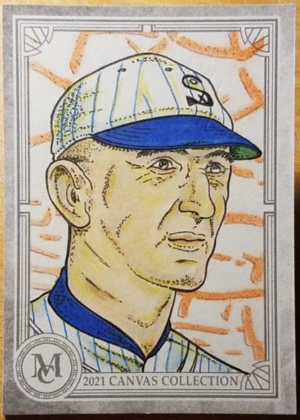Today, March 27 is National Joe Day...
'Joe', 'Jo', & versions like 'Jolene', 'Joanne' cracked the top 100 names ever used.
This is Shoeless Joe Jackson, he was an American outfielder who played Baseball in the early 1900s. 
#sketchcard #mlb #topps #baseball #shoelessJoe
