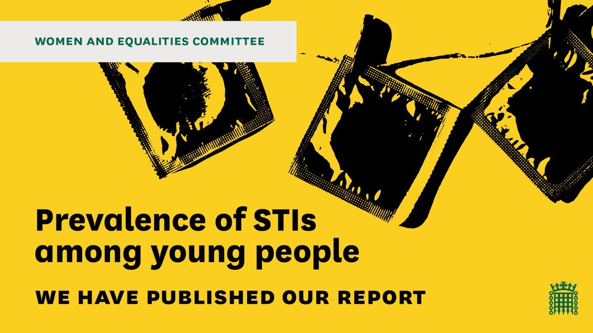 📢We're calling on Ministers to radically increase funding for sexual health services amid red flag STI data on young people. 🔎Read our report on the prevalence of STIs in young people and other high risk groups: publications.parliament.uk/pa/cm5804/cmse…