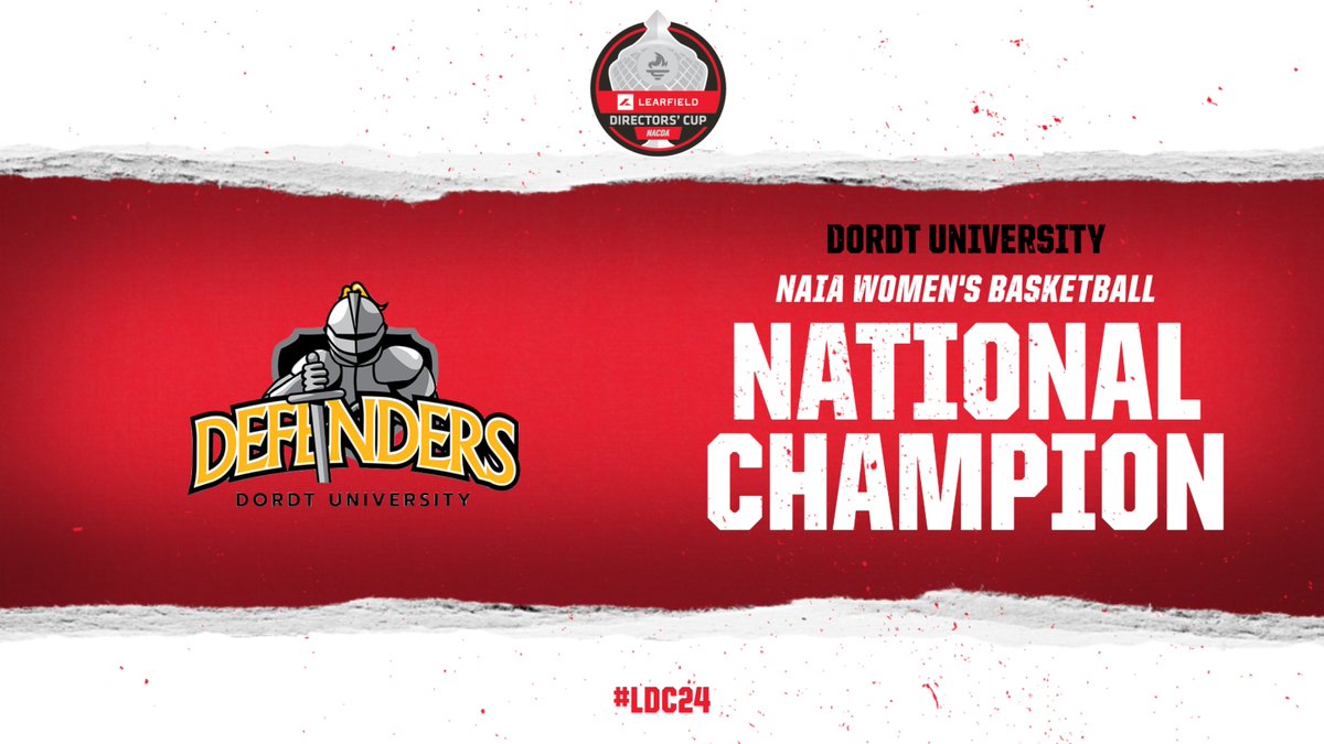 The NAIA Women's Basketball National Champion is @dordtdefenders! Congrats 👏