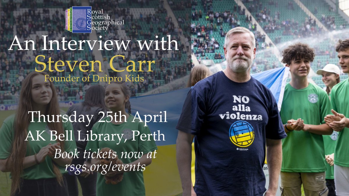 Next month, we will be hosting Founder of @DniproKids, Steven Carr, for an interview at AK Bell Library in Perth! Steven will discuss the role of Dnipro Kids in offering help and practical support to Ukrainian orphanage families. Book tickets now:eventbrite.co.uk/e/an-interview…