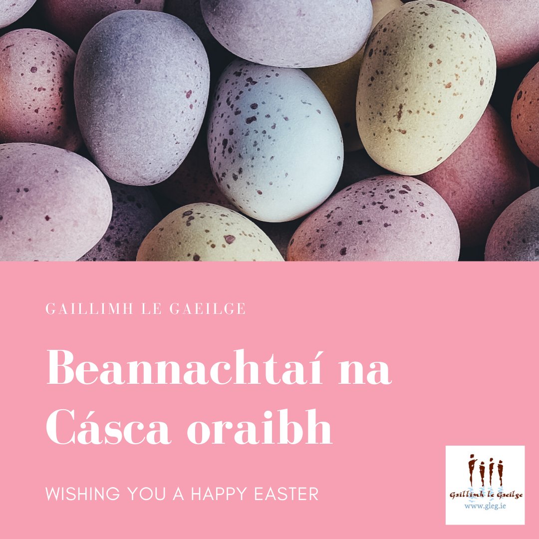 Beannachtaí na Cásca oraibh ar fad a Chairde 🐰 🌷 🐥🐥🐥 Wishing all of our Cairde a Happy Easter 🐰 🌷