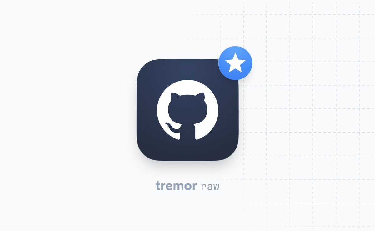 tremorlabs's tweet photo. Tremor Raw is now available as a GitHub repo → https://t.co/7hvUHhnYEu https://t.co/4bv6an1AHU