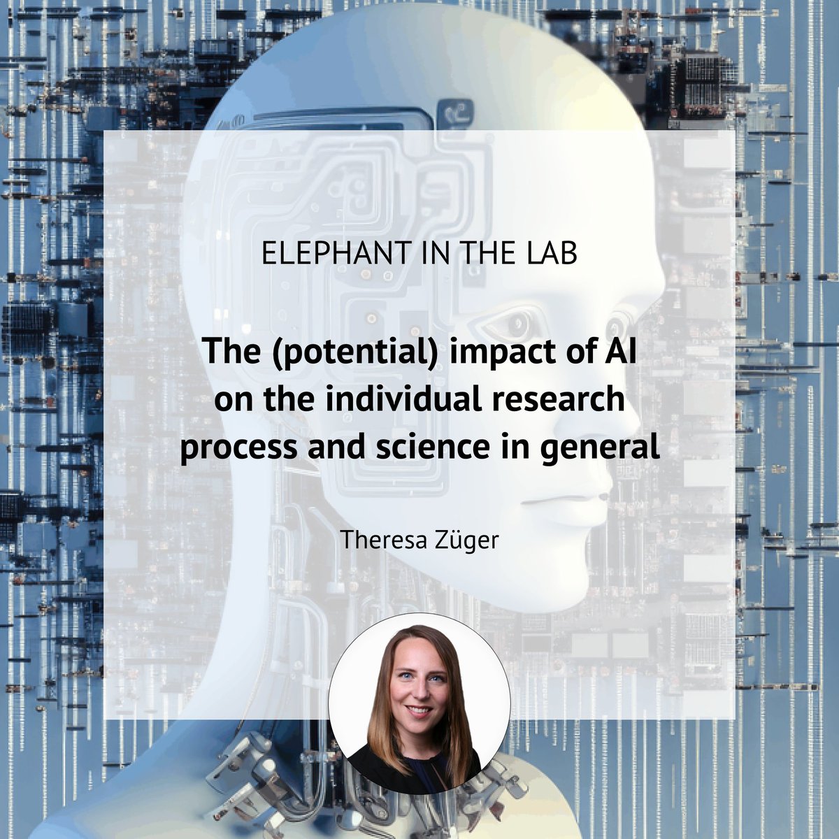 New @eitl_blog: Theresa Züger, head of the Public Interest AI research group @hiig_berlin, talks about the imapct of #AI on her personal day-to-day work in #academia: 👉 elephantinthelab.org/the-potential-…