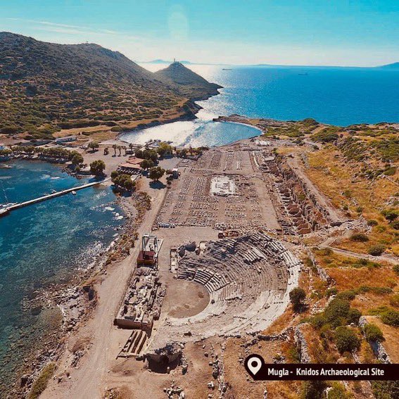 arkeologbirey's tweet photo. Dünya Tiyatrolar Günü Kutlu Olsun. Knidos Antik Kenti Tiyatrosu, Datça/Muğla 🏛🏺 https://t.co/fK80Wjtloz
