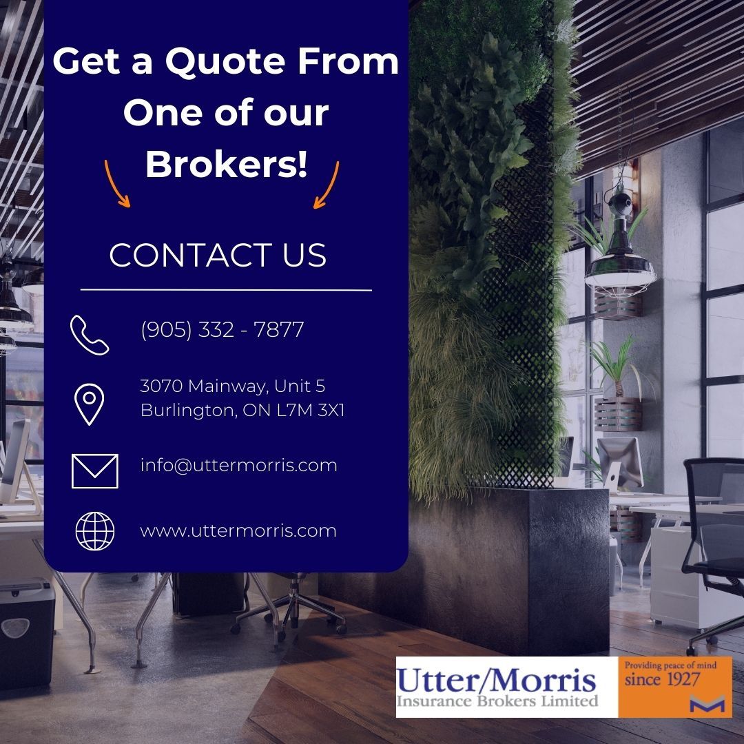 Connect with one of our experienced brokers at Utter Morris to receive a quote on the insurance policy you’re looking into! #getaquote #insurance #insurancebroker #insurancequote #burlont #hamont