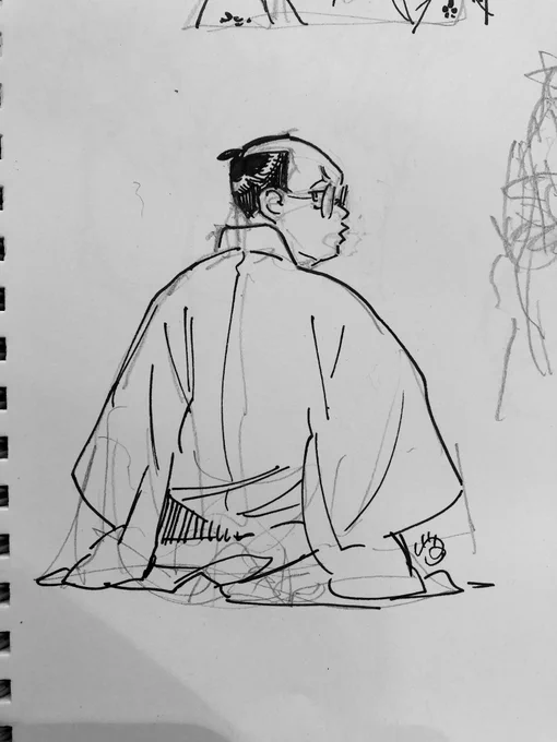 メガネの侍かくと毛内くんになっちゃうので毛内くんかいた
#ABURAのらくがき 