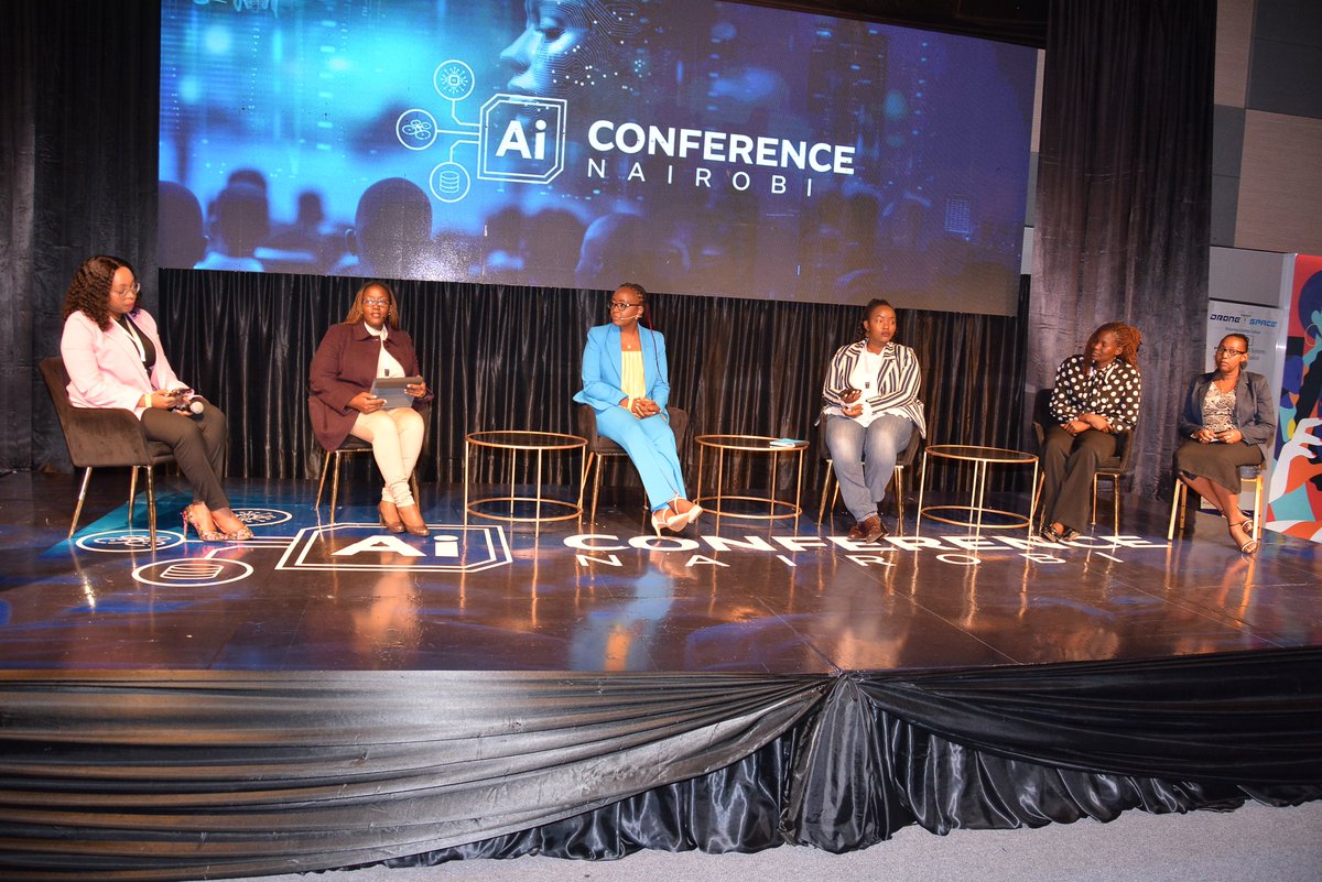 Give it up for an exclusive Women in Drone Tech panel, moderated by Mercy Makau. Her panelists are Loise Mwangi from <a href="/CAA_Kenya/">Kenya Civil Aviation Authority</a>, Priscah Kinyanjui, <a href="/DroneSpaceKenya/">Drone Space Kenya</a>, Lyela Mutisya &amp; Winnie Njeri both drone experts.

What's the status of the women in drone tech?

#AICONairobi2024