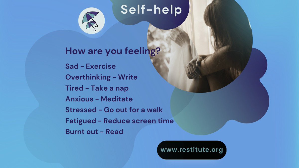 Some top tips for a little self-care which can quickly improve your mood and turn your day around. buff.ly/43yCTlB #Selfcare #selflove #restitute #mood #howareyou 💜☔️