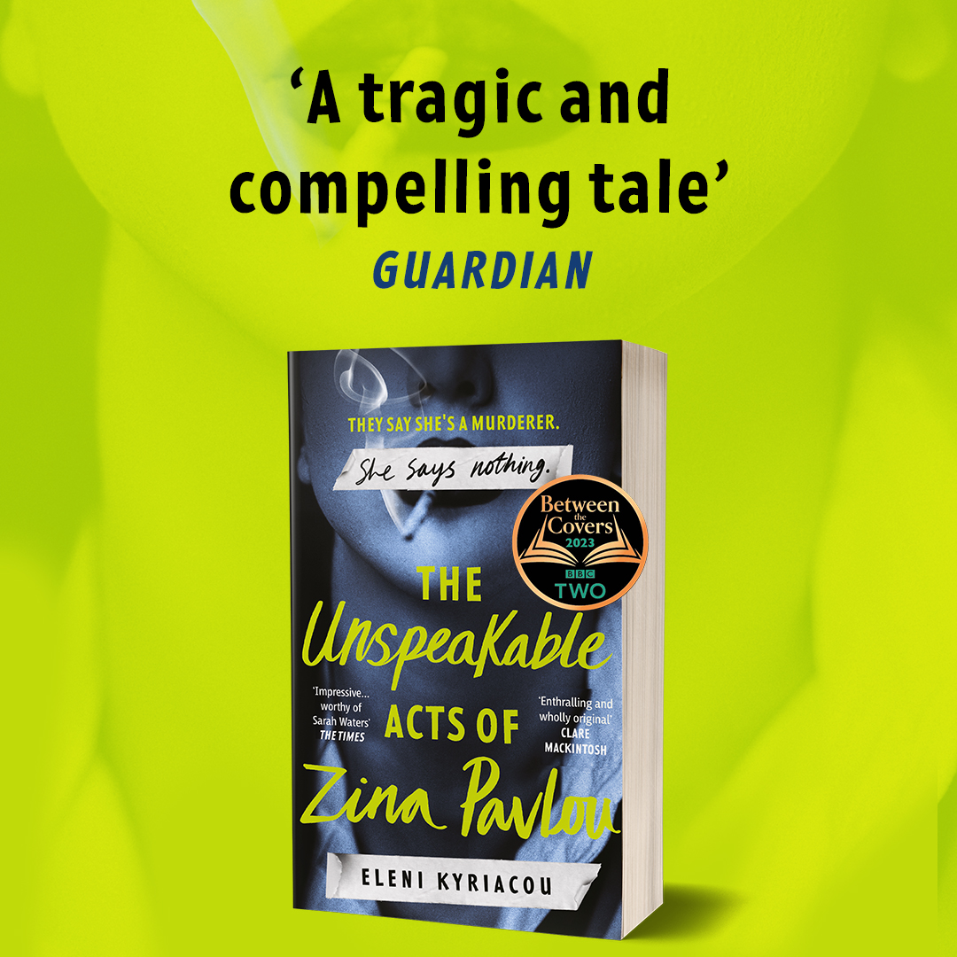 'A gripping page-turner' ⭐⭐⭐⭐⭐ 'The acts may be unspeakable, but this book should be talked about often' ⭐⭐⭐⭐⭐ The #UnspeakableActsOfZinaP by @elenikwriter is coming in paperback this April! Pre-order now: bit.ly/3xkzASN @bookshop_org_UK