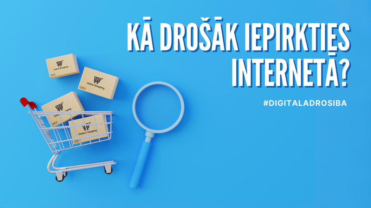 drosibascentrs's tweet photo. 📢Veikala reklāma uzticamā vietnē, piemēram, Facebook, Instagram, TikTok, Google u.c. automātiski nepadara to par uzticamu.

🧵Kā pamanīt un izvairīties no krāpniecības, iepērkoties tiešsaistē, lai pasargātu savas finanses un datus? https://t.co/0kf6XxMBvA