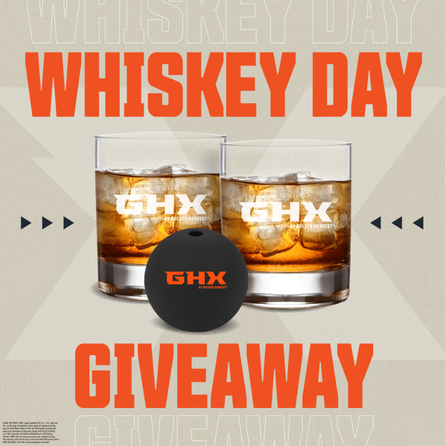 You’re gonna need some whiskey glasses 🎶 Luckily, we’re giving them away for International Whiskey Day 🥃 Follow and tag someone who deserves a drink in the replies by 4/1 for your chance to win a pair of whiskey glasses and an ice mold! 🌽