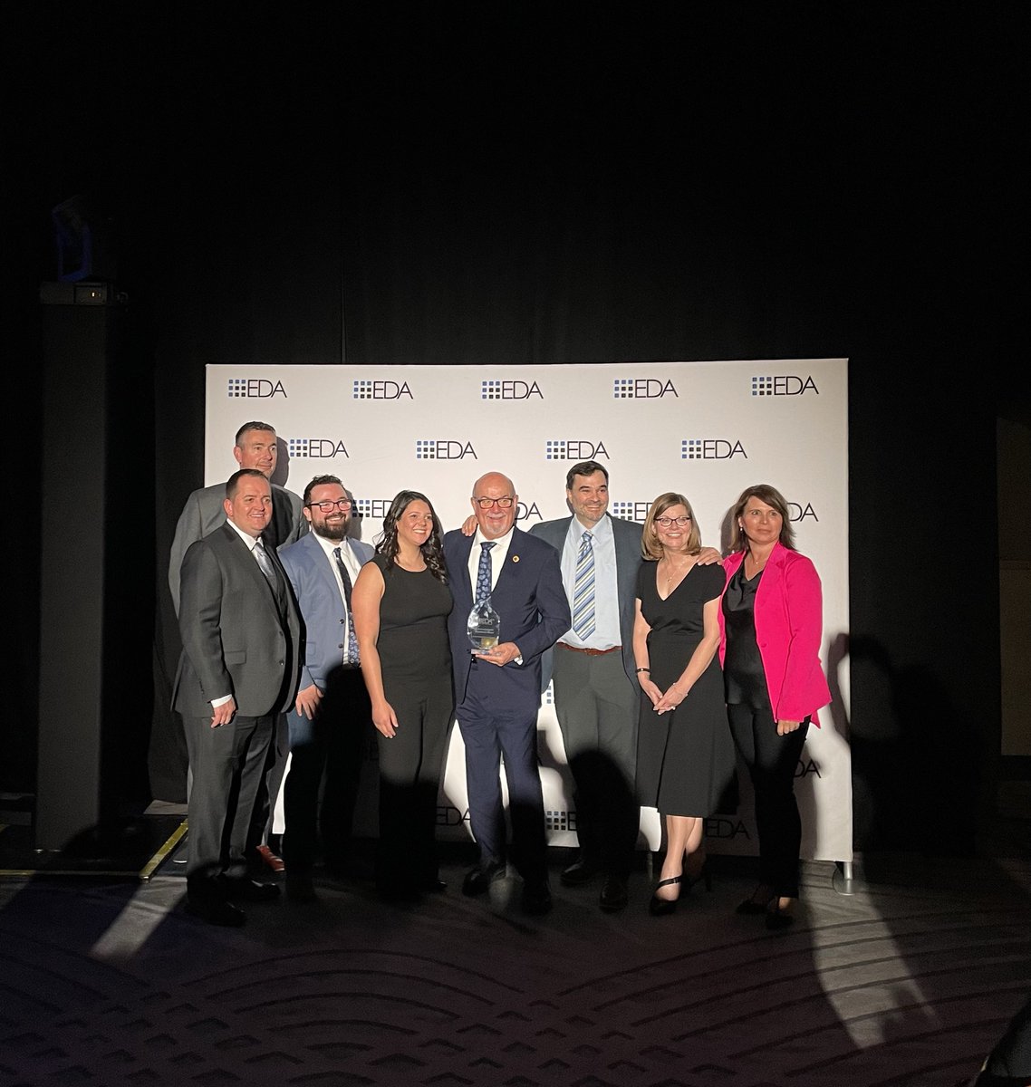 Thrilled to be part of <a href="/EDA_ONT/">Electricity Distributors Association (EDA)</a> celebration at the ENERCOM Annual Conference &amp; EDA Awards Gala! 🎉 Honored as Gold Sponsors at this years event and big congrats to <a href="/essexpowerlines/">Essex Powerlines</a>  for their outstanding win! 🏆 #EDAAwards #IndustryLeaders #Innovation