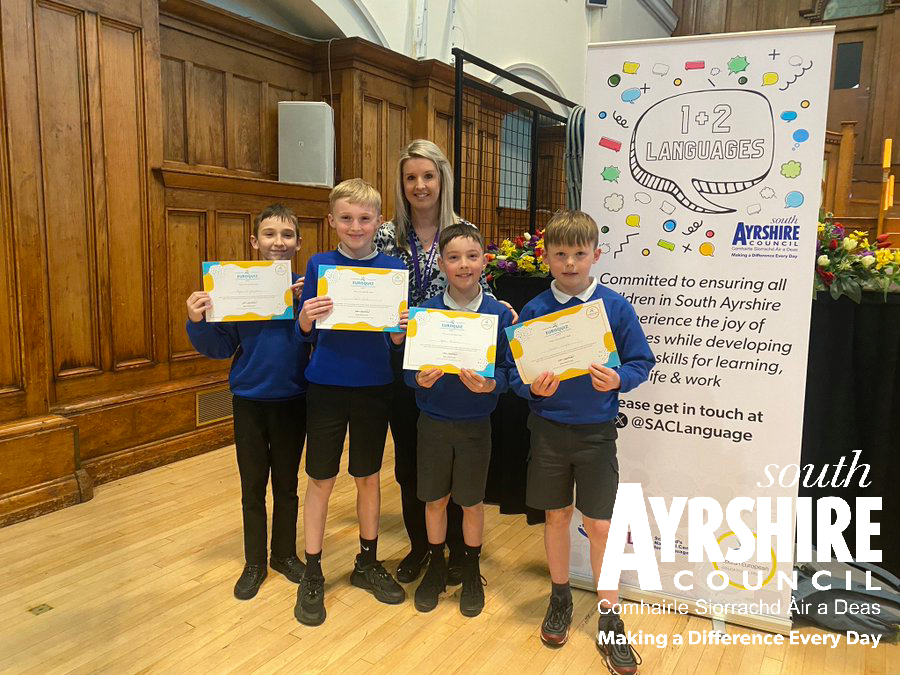 More than 100 Primary 6 pupils took part in the South Ayrshire heats for the annual Euroquiz competition! Read more - ow.ly/O4my50R34CE