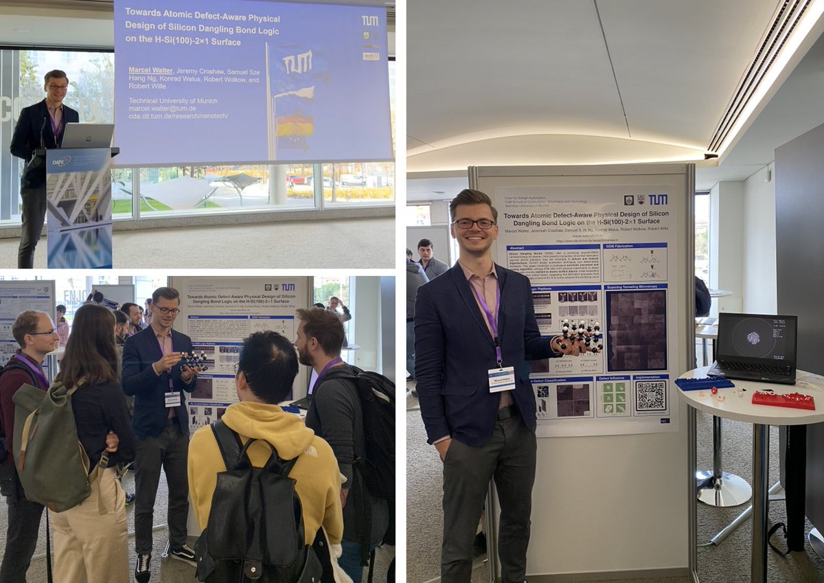 rbrtwll's tweet image. A #PhysicalDesign method for #Nanotechnologies (in particular #SiliconDanglingBonds) that explicitely takes experimentally verified defects into account! @MarcelCavani presented that today at @DateConference #DATE2024!🙂

1/2