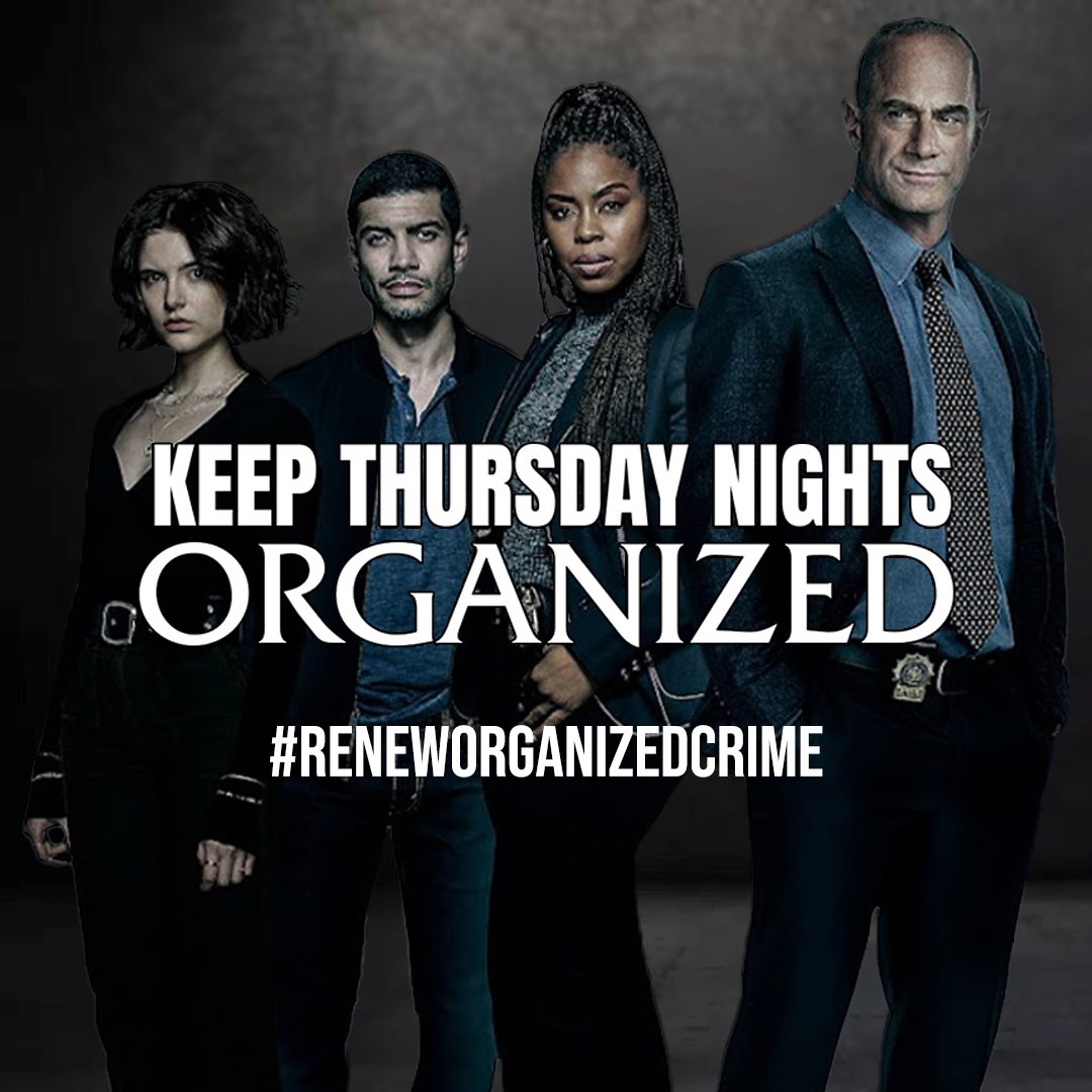 ATTN: @NBC @UniversalTV there’s still time to renew Organized Crime ⏳ Keep Thursday Nights Organized #RenewOrganizedCrime #LawandOrderOC #OrganizedCrime