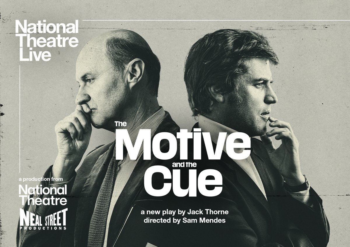 Sam Mendes (The Lehman Trilogy) directs Mark Gatiss as John Gielgud and Johnny Flynn as Richard Burton in this fierce and funny new play. Join us tonight (27th March) for THE MOTIVE AND THE CUE on our big screen here in Monmouth. Tix: theblaketheatre.org