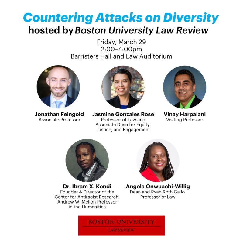 Boston friends come through this Friday. I'll be in conversation with @VinayHarpalani & @JayGo2023 followed by fireside chat w/@aonwuachi & @ibramxk. big thanks to @BULawReview for hosting/organizing. register: spr.ly/6046XFc5q