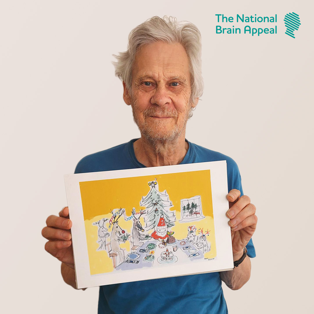 'I had encephalitis as a child and know how vital it is to support those with neurological conditions. I was delighted to see my card in print!' Like Ray Elson, you can make a meaningful impact by taking part in our Design a Christmas Card competition! ➡️nationalbrainappeal.org/xmas-card/