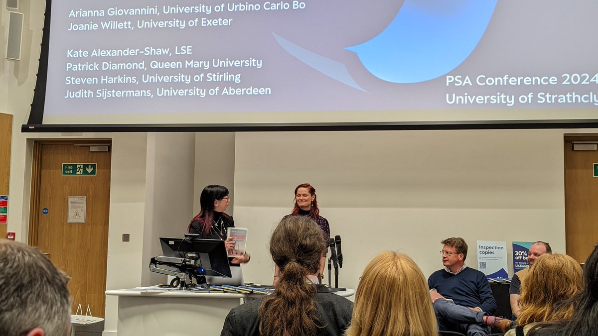 Peter Eckersley (@peckersley) on Twitter photo .<a href="/AriannaGi/">Arianna Giovannini</a> and <a href="/JoanieWillett/">Joanie Willett</a> at the launch of their terrific-sounding and completely fresh take on a UK politics textbook <a href="/PSALocalPol/">PSA Local Politics</a> <a href="/PolStudiesAssoc/">Political Studies Association</a> .<a href="/AriannaGi/">Arianna Giovannini</a> and <a href="/JoanieWillett/">Joanie Willett</a> at the launch of their terrific-sounding and completely fresh take on a UK politics textbook <a href="/PSALocalPol/">PSA Local Politics</a> <a href="/PolStudiesAssoc/">Political Studies Association</a>