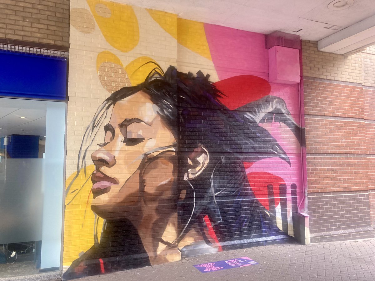 More of the new street art in Crawley.