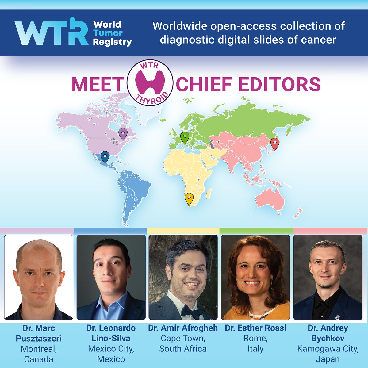 🎉 𝗠𝗲𝗲𝘁 𝘁𝗵𝗲 𝗠𝗶𝗻𝗱𝘀 𝗕𝗲𝗵𝗶𝗻𝗱 𝘁𝗵𝗲 𝗦𝗹𝗶𝗱𝗲𝘀 𝗮𝘁 𝗨𝗦𝗖𝗔𝗣 𝟮𝟬𝟮𝟰! We're delighted to invite you to Booth #1105 to meet the esteemed Chief Editors of the WTR Thyroid Tumors project.  worldtumorregistry.org/tss-experts📍#WTR #ThyroidCancer #USCAP2024 #Pathology