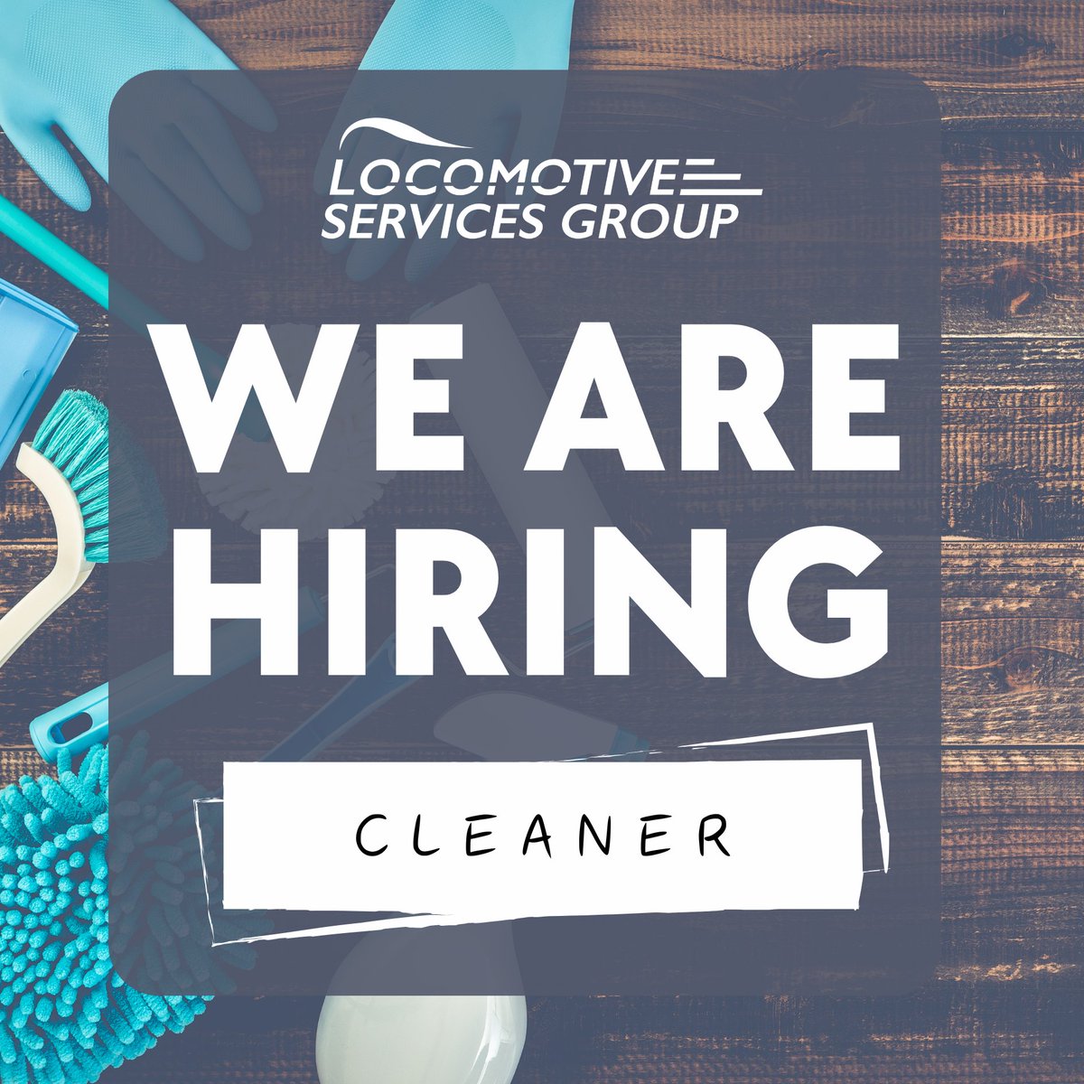 For more information or to apply via Indeed please visit: uk.indeed.com/job/cleaner-c3…. Alternatively please e-mail our Depot Manager with your CV at rob.sanders@locomotivestorage.co.uk
