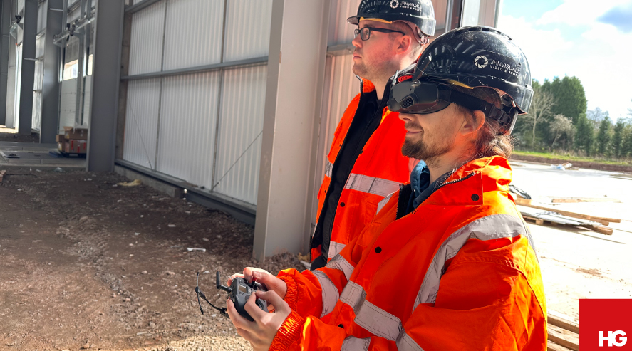 Behind the Scenes: Last week we had an exciting day at unit 45 Hartlebury Trading Estate with JRNVisuals capturing fly-through interior &amp; exterior videography showcasing progress on site. Full update coming soon! #aerialfilming #progress #Kidderminster  #construction #warehouse
