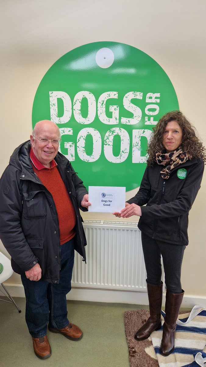 We're delighted to share one of our latest contributions towards creating life-changing assistance dog partnerships for physically disabled adults. Yesterday we had the pleasure of visiting @DogsForGoodUK to present them with a £5,000 grant. 😃🐶 #DogsforGood #Dogs #Puppies