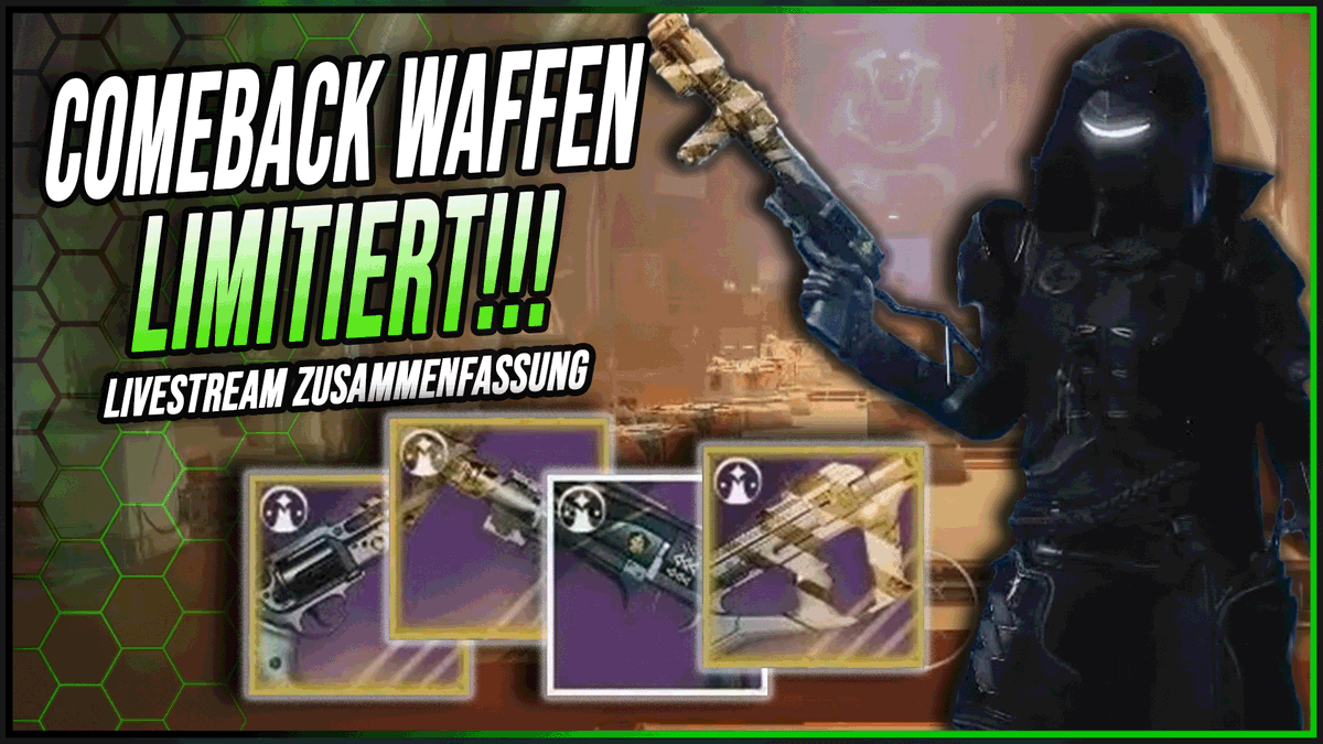 Entwickler Livestream auf das wichtigste reduziert.  

#Destiny2 #Bungie #IntotheLight 

youtu.be/xXuGSQWaCfc
  youtu.be/xXuGSQWaCfc
    youtu.be/xXuGSQWaCfc