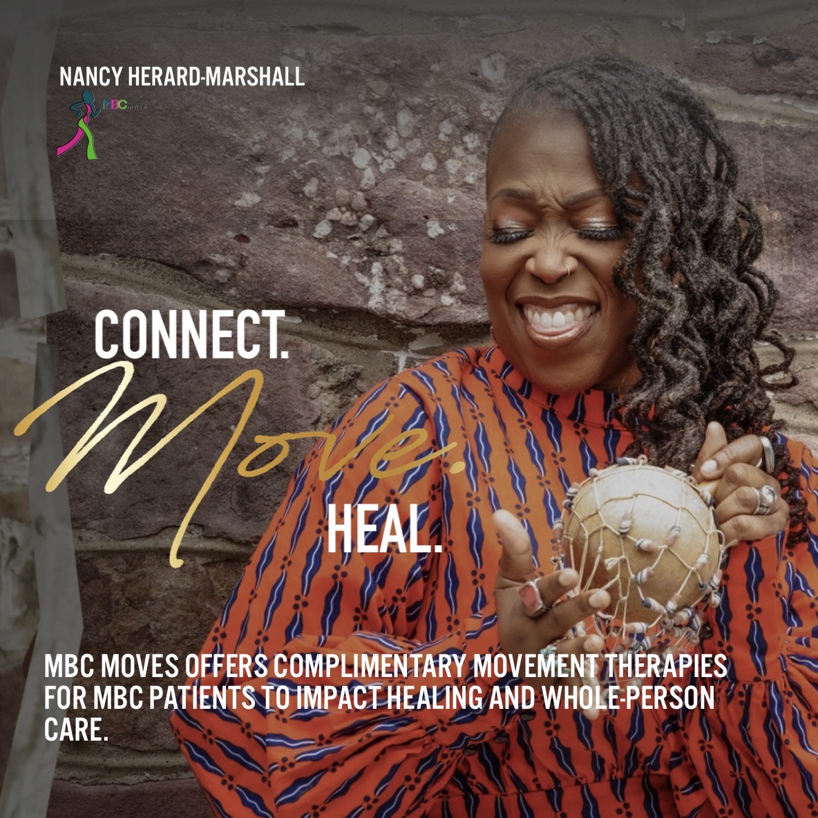 JUST LAUNCHED: Meet our member Nancy Herard-Marshall, whose MBCMoves program connects metastatic breast cancer thrivers to integrative care. Visit her new website and learn more about Nancy: MBCMoves.com