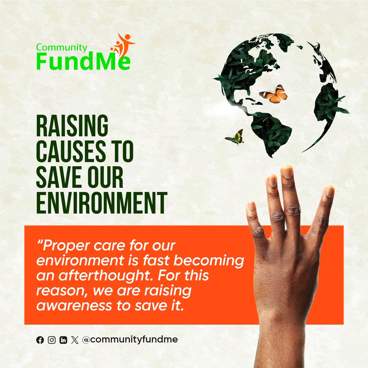 communityfundme's tweet photo. Including everyone is the only way to move forward in improving the state of the environment.

#crowdfunding #crowdfundingcampaign  #crowdfundingplatform #crowdfundingsuccess #crowdfundingpromoter #crowdfundingtips #fundraising #communityfundme #funding #crowdfundingyourdream https://t.co/f17Hne6hYI