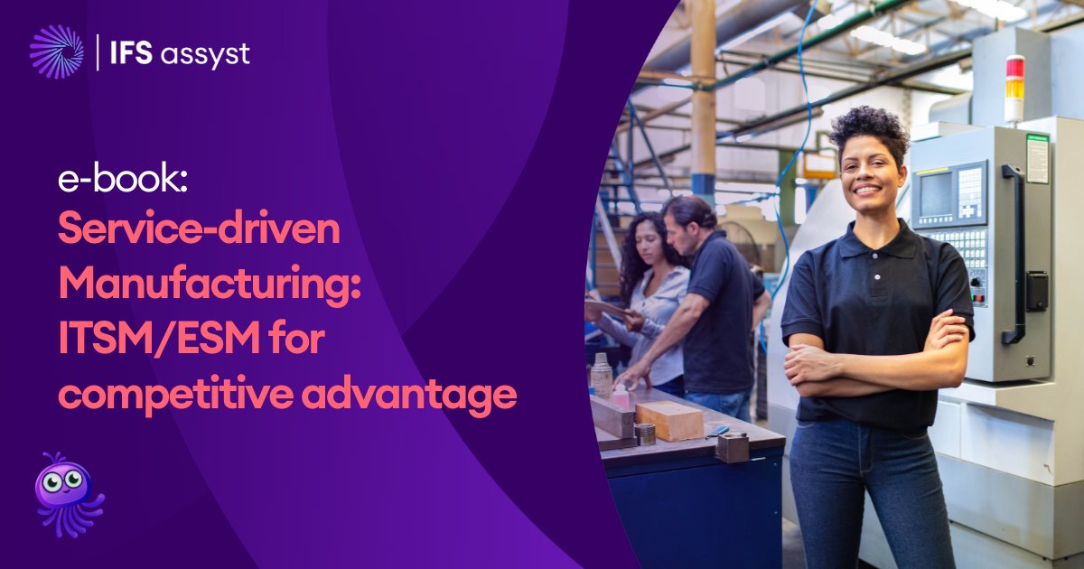To set themselves apart, manufacturers must provide comprehensive solutions that go beyond just products. Adapting efficient tools and strategies is key to thriving in this approach. Discover how #EnterpriseServiceManagement facilitates this change.

 ifs.link/VTROmp