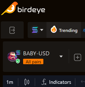 atemcalls's tweet photo. JUST IN: $BABY is now verified on @birdeye_so 
-
#baby $baby #meme #fy #sol #fypviraltwitter 
freeze, mint, metadata = revoked | 🔥LP burned
-
you can buy here 👉: https://t.co/eBLApimMn9 https://t.co/CTTCXGzMmm