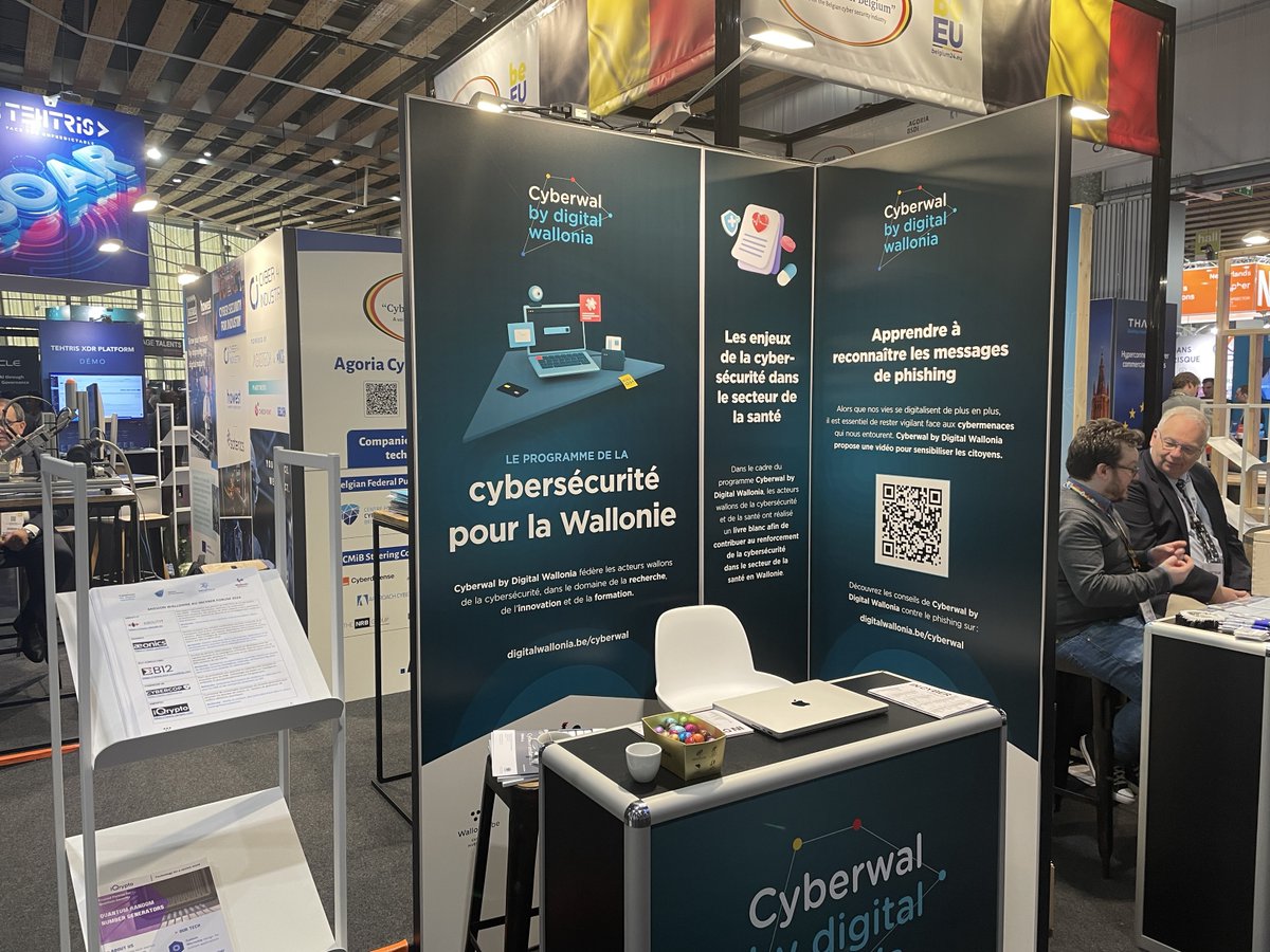 digitalwallonia's tweet photo. À l'occasion du @FIC_eu, l'@AWEX_Belgium en collaboration avec l'@AdN_Wallonie, l'@infopoletic et @WBI_tweet organise une mission exploratoire avec la mise à disposition d'un espace collectif sous la coupole du programme #Cyberwal by #DigitalWallonia.
➡️ https://t.co/ZgFxPBuJVb https://t.co/0nA233PMbw