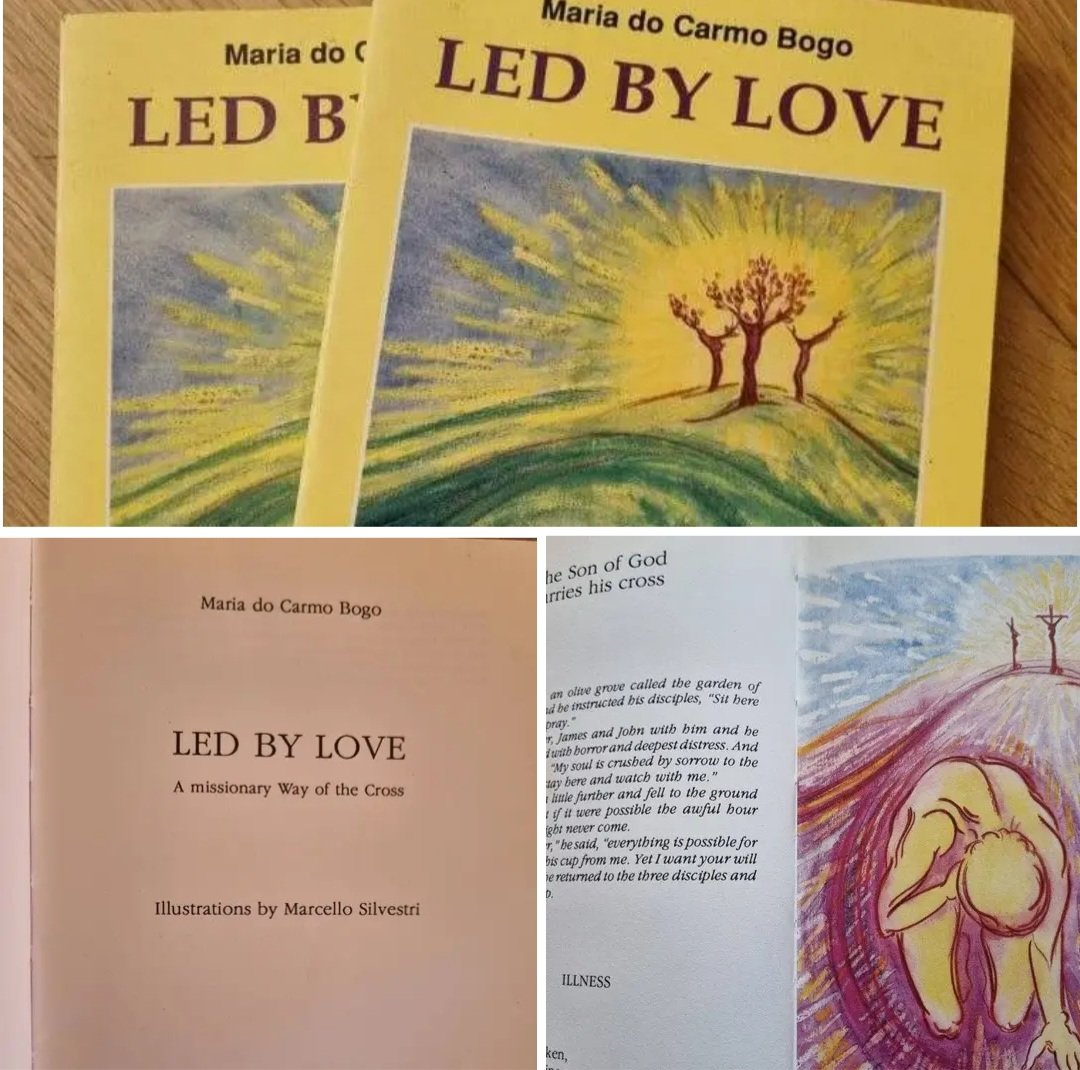 silvestri_arte's tweet photo. Led by Love #book where my #paintings on #Jesus #passion & #resurrection #viacrucis appeared. Published 1990 by #SaintPaul #Publications UK. Collaboration with #comboni fathersUK #missionaricomboniani #saintpaulpublications UK M.doCarmoBogo. #artworks #faith #sacred #art #artist https://t.co/HqWwAsEfBr