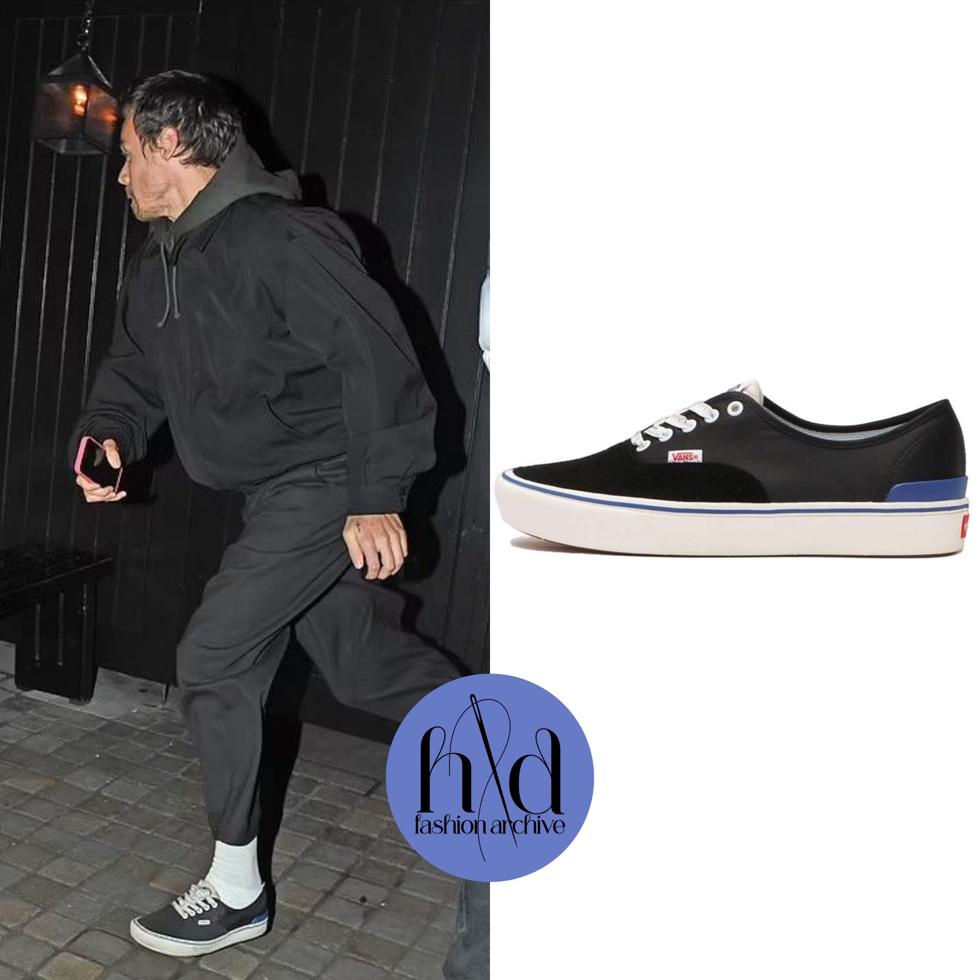 Black vans fashion discount