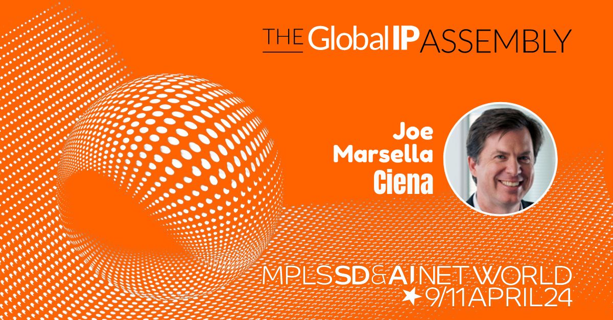 Joe Marsella, Vice President PLM – Routing & Switching, @Ciena, will participate to the Global IP Assembly, in overture of MPLS SD & AI Net World 2024. Check out the #mplswc24 agenda 👉 urlz.fr/pwDf 📆 Don’t miss him at the Palais des Congrès de Paris next April…