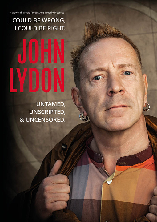 The UK leg of John Lydon's Q&A tour starts 1 month today! May 1st. Tickets selling fast. Many shows sold out already. If in doubt don't miss out. Limited ViP meet & greet packages also available. Please check venue sites for info. johnlydon.com/tour-dates/